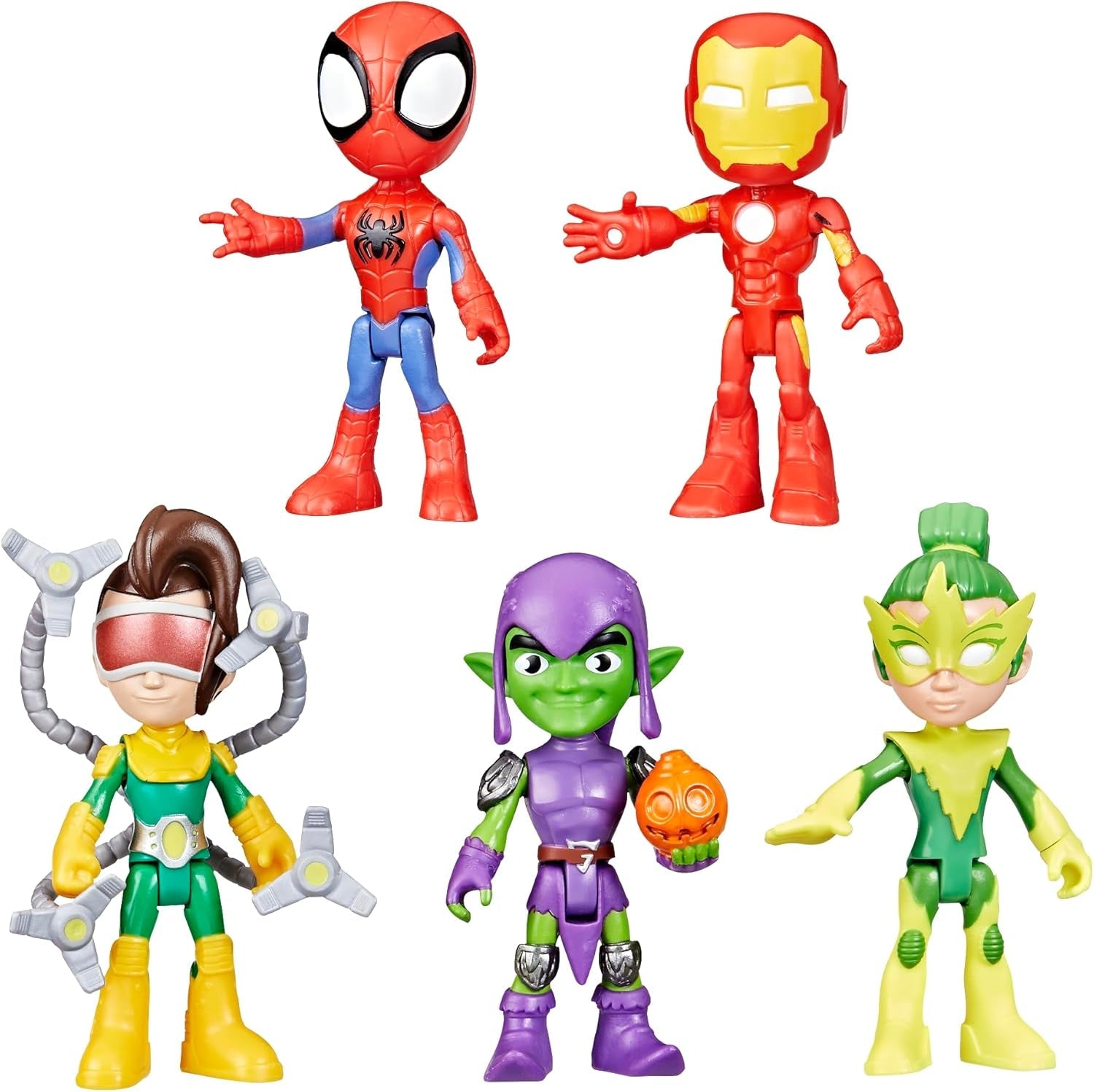 Hasbro Spidey and His Amazing Friends Masked Heroes Multipack, figuri de acțiune înalte de 10 cm, pentru copii cu vârsta peste 3 ani F1486 Action figures Naty Shop Friends N Foes