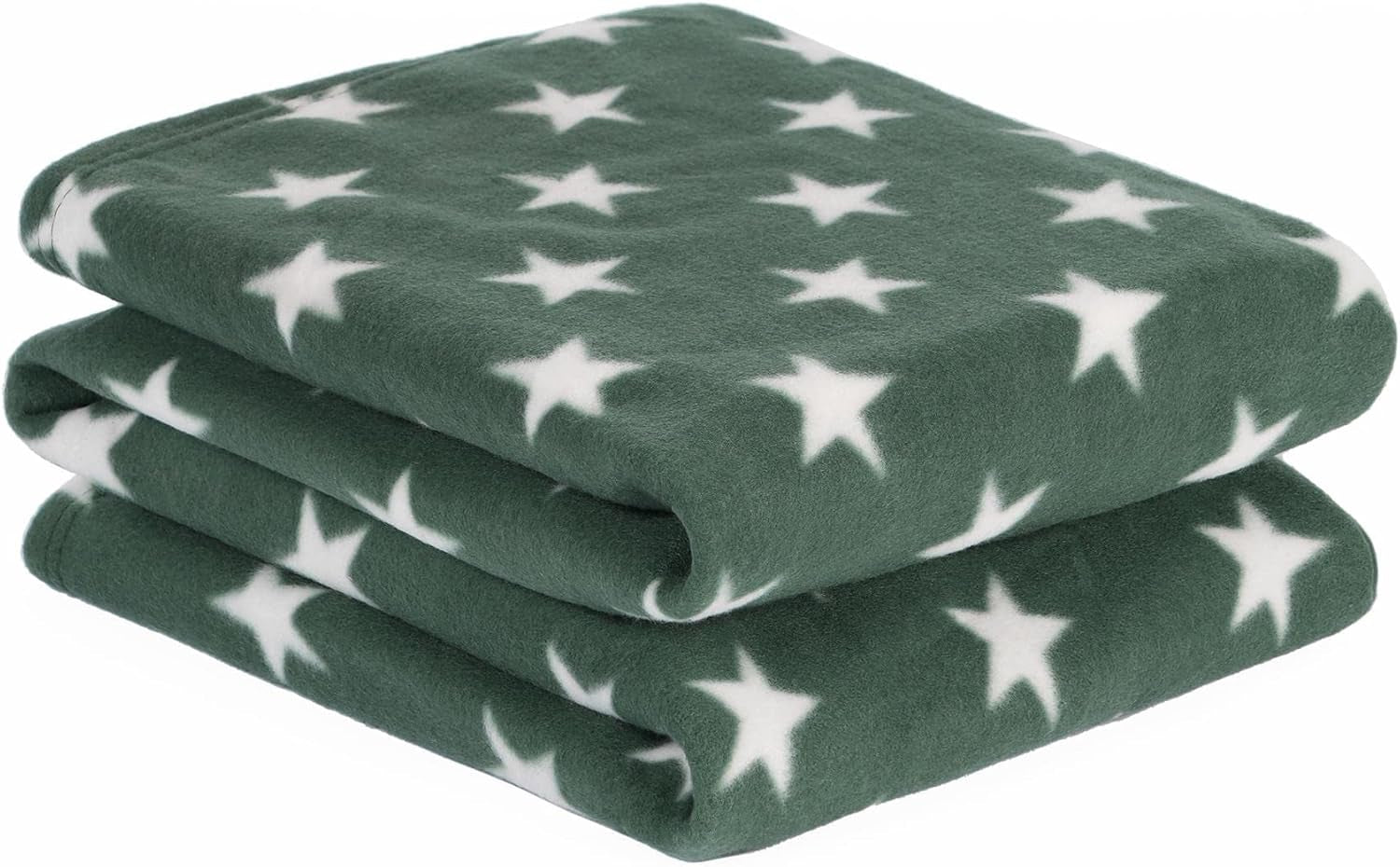 DREAMSCENE comoda coperta soffice coperta coperta in pile - coperta da soggiorno calda invernale morbida, coperta per divano, coperta per divano, morbida coperta per bambini, soggiorno e morbide coperte 120X150Cm, coperta per divano stelle grigie Letti e coperte Besuche den DREAMSCENE-Store Verde foresta 120 X 150 Cm