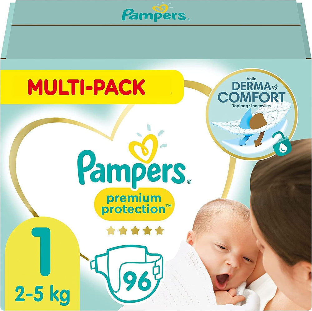 Protezione Premium Pampers taglia 6, 144 pannolini, 13 kg-18 kg, la nostra protezione n. 1 per la pelle e le perdite