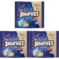 Nestlé SMARTIES Mini Lenticchie Piccole Confezionate Singolarmente con Cioccolato Al Latte Confezione Da 3 (1 x 187g)