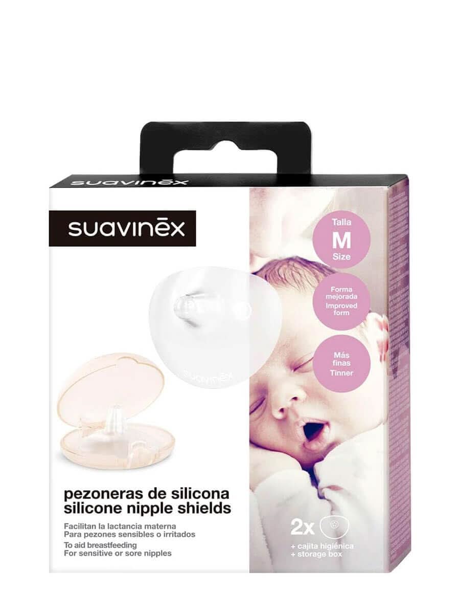 Suavinex 3304105 - Brustwarzenschutz 2Er Pack/Trasparente Accessori Alimentazione e Allattamento Bimbo Naty Shop