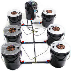 Kit sistema di coltivazione Hydroponische DWC, sistema di coltivazione idroponica per interni, sistema di coltivazione idroponica per casa e cucina con 20 litri di capacità.