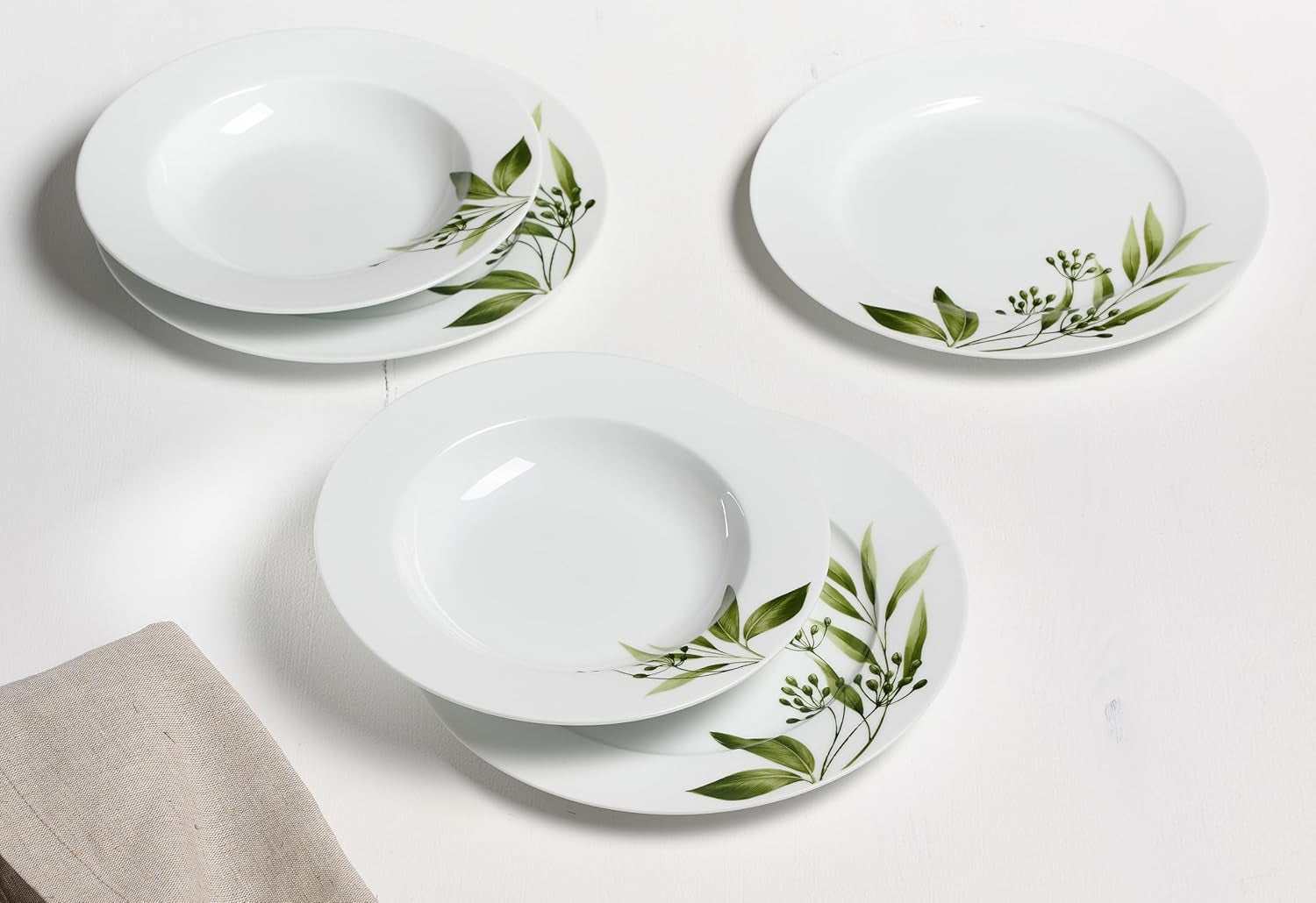 Servizio tavola Ritzenhoff & Breker Evora, 12 pezzi, porcellana, bianco Set stoviglie Naty Shop