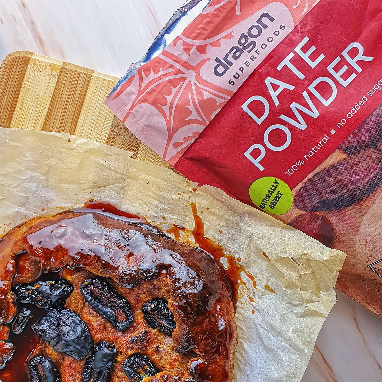 Datteri in polvere 100% biologici, vegani e senza glutine, naturalmente dolci, 6 x 250 grammi Naty Shop prodotti disidratati