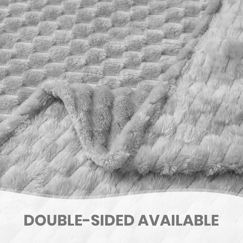 Good Nite Coperta Comfort Coperta Soffice 150 X 200 cm Copriletto in Morbida Microfibra Coperta per Divano Coperta Comfort Calda Coperta in Pile per Divano e Letto Camera da Letto Ufficio Grigio Good Nite Letti e Coperte