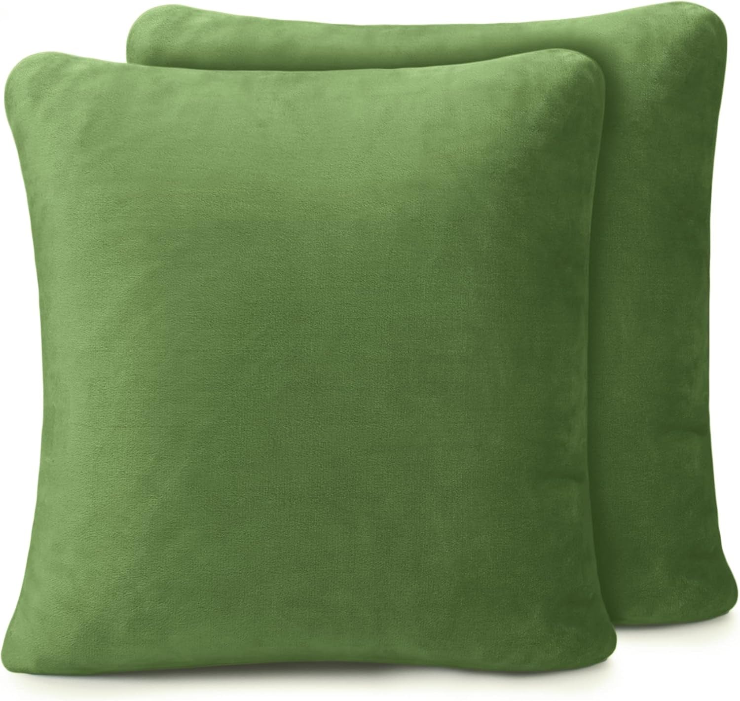 Amago - Comoda coperta, effetto cashmere, 220 X 240 cm - antracite Letti e coperte Amago Federa verde scuro 50 X 50 cm, 2 pezzi