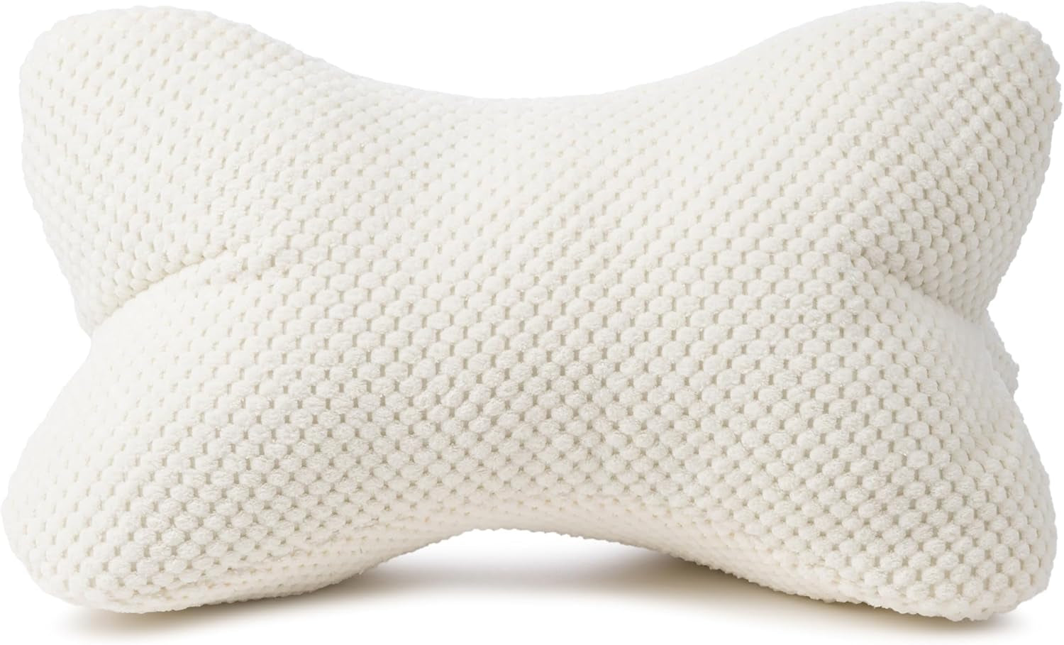 Pernă de citit Gözze - Sven, pernă de gât cu aspect texturat, pernă de citit și relaxare pentru gât și spate, 40 x 25 cm - Taupe