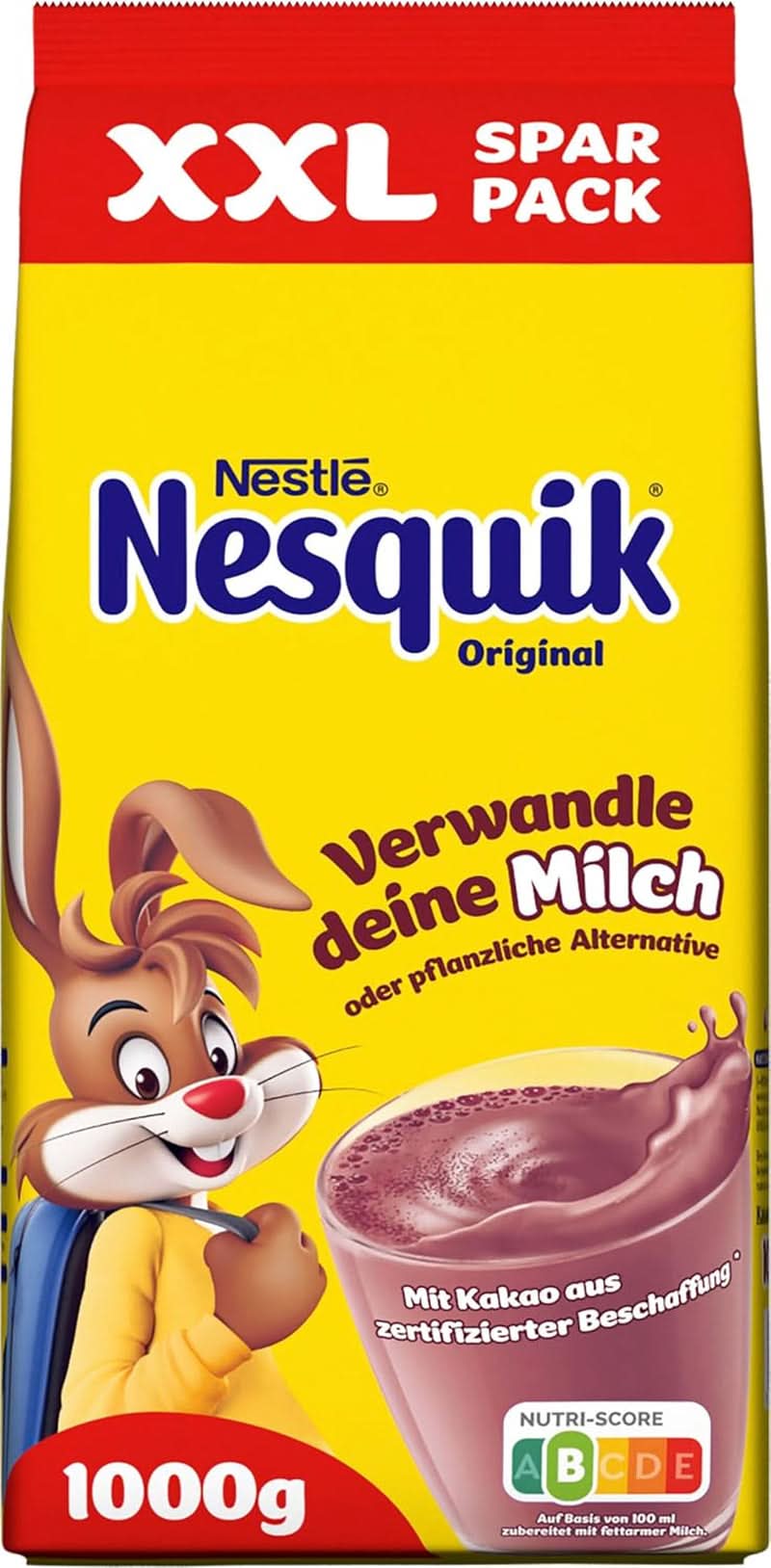 Nestlé, Cacao in polvere da mescolare al latte, 1 Kg di Cacao e Cioccolata Calda Naty Shop