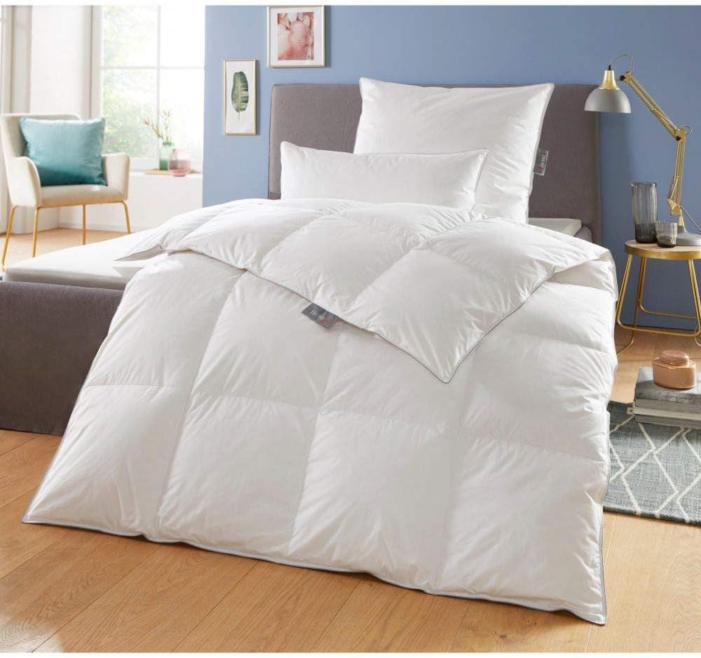 Badenia Trendline Comfort plapuma jos, plapuma de iarna cald cu 90% jos & 10% pene clasa I, 135 X 200 Cm, jos Pass Tested & Oeko-Tex Certified, Produs în conformitate cu standardul de calitate german Plapumi si pilote Naty Shop