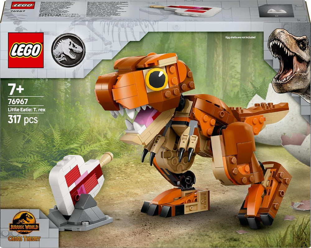 LEGO Jurassic World Little Eatie: T.Rex Giocattolo da costruzione per ragazzi e ragazze Set da costruzione dinosauro di 7 anni Modello regalo per bambini con bocca, testa e coda mobili 76967 Set da costruzione Besuche den LEGO-Store