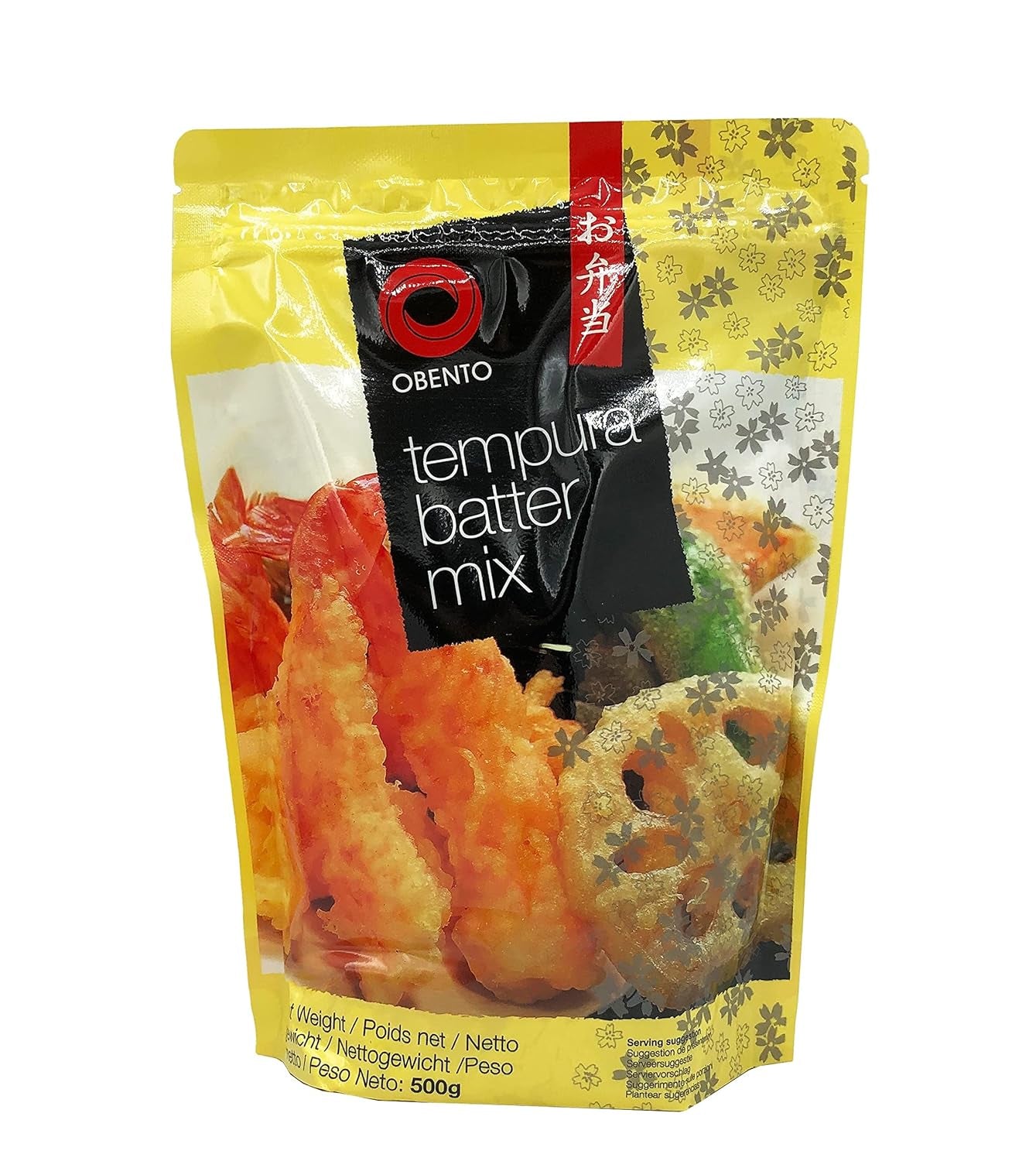 Tempura Batter Mix Tempura Back-Frittiermischung, 500 grammi Mix per cuocere e cuocere Naty Shop