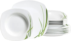 Ritzenhoff & Breker Tafelservice Gianna, 12-Teilig, Porzellan, Weiß Set di stoviglie Naty Shop Titolo predefinito
