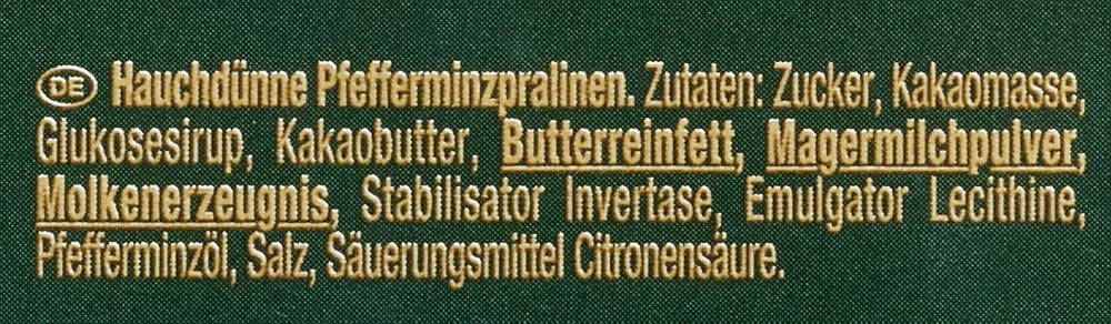 NESTLÉ AFTER EIGHT Quadretti sottili di cioccolato fondente con ripieno di crema alla menta per intenditori, confezione da 5 (1 x 200 g)
