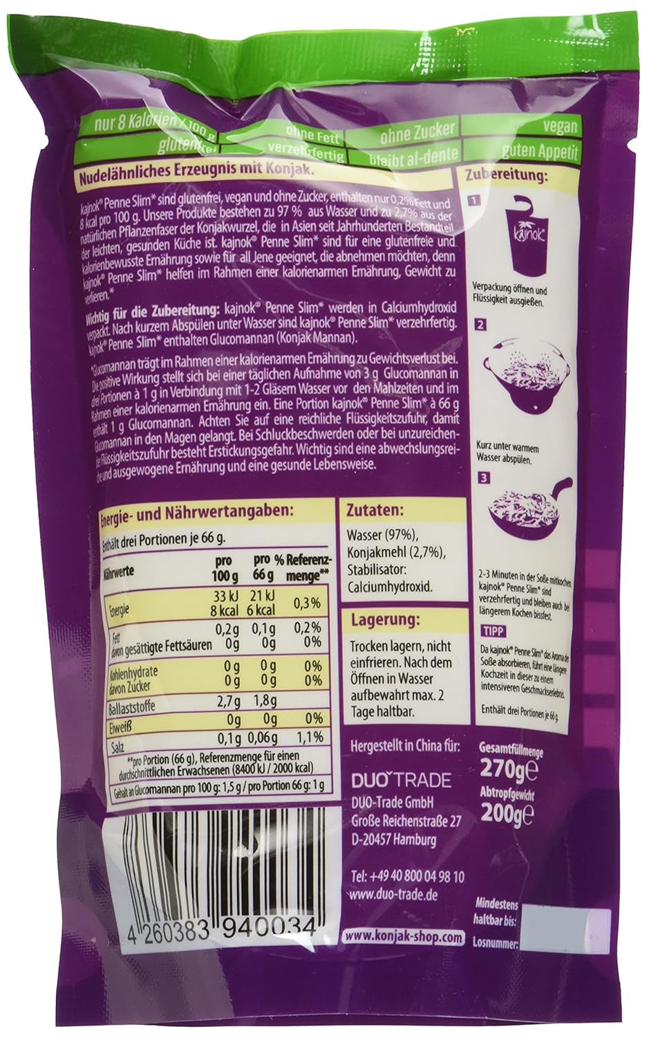 Penne Slim, confezione da 10