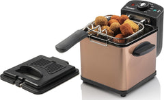 Friggitrice ad olio Bestron, Mini friggitrice per 1 porzione di patate fritte, pesce o crocchette Elettrodomestici Naty Shop