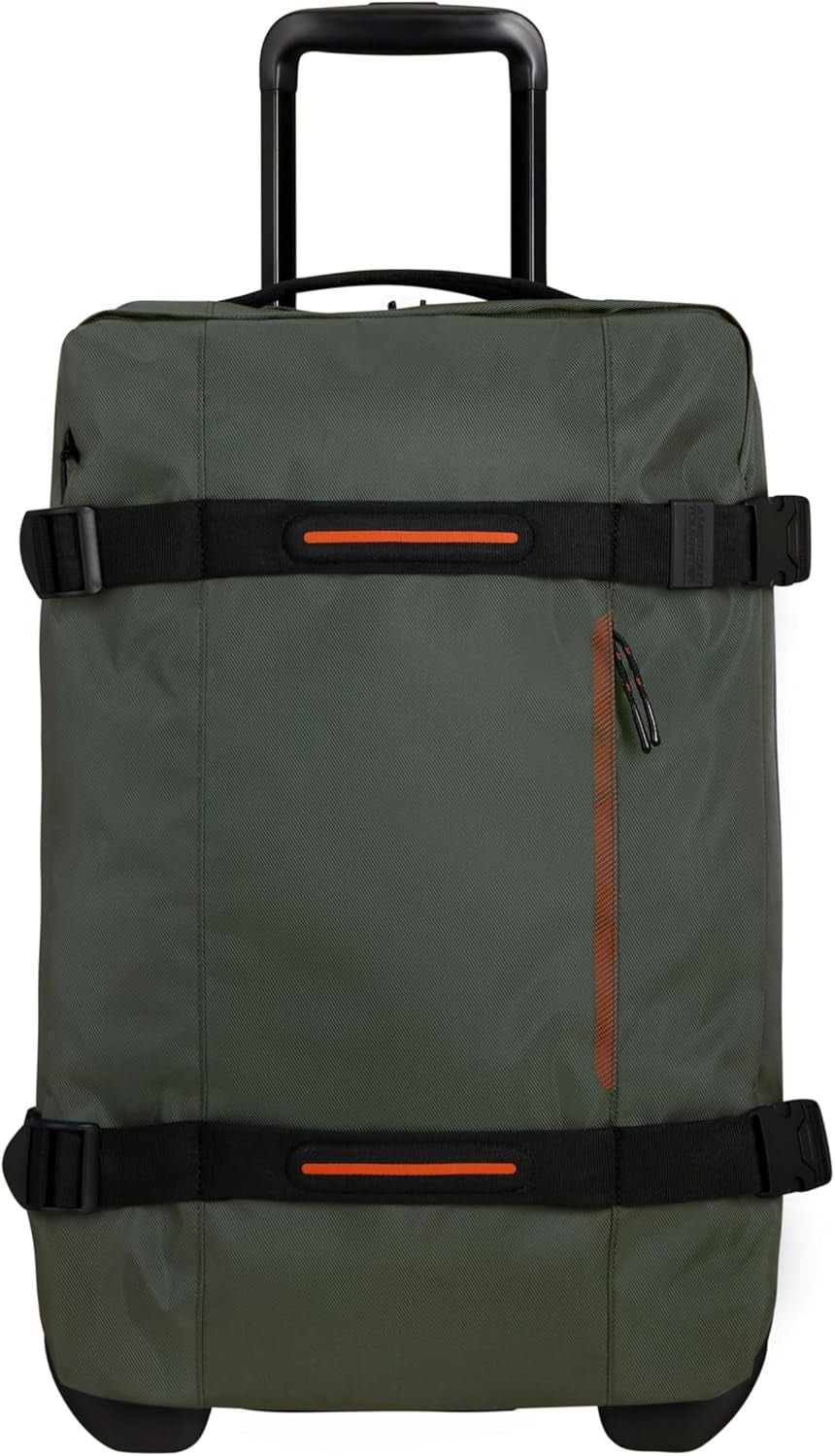 American Tourister Urban Track - Geantă de voiaj cu 2 roți, 55cm, 55L, negru (Asphalt Black) Bagaje și echipament de călătorie Naty Shop Verde (kaki închis) S (55 Cm - 55 L)