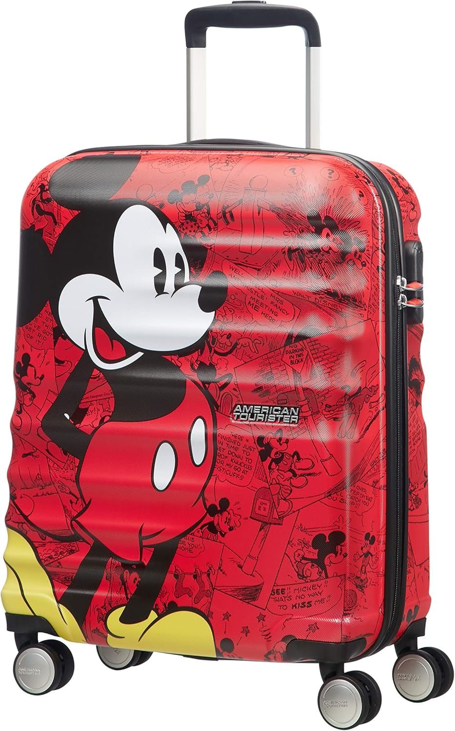 American Tourister Wavebreaker Disney - Spinner S, bagaje pentru copii, 55 cm, 36 L, multicolor (Donald Blue Kiss) - Naty Shop