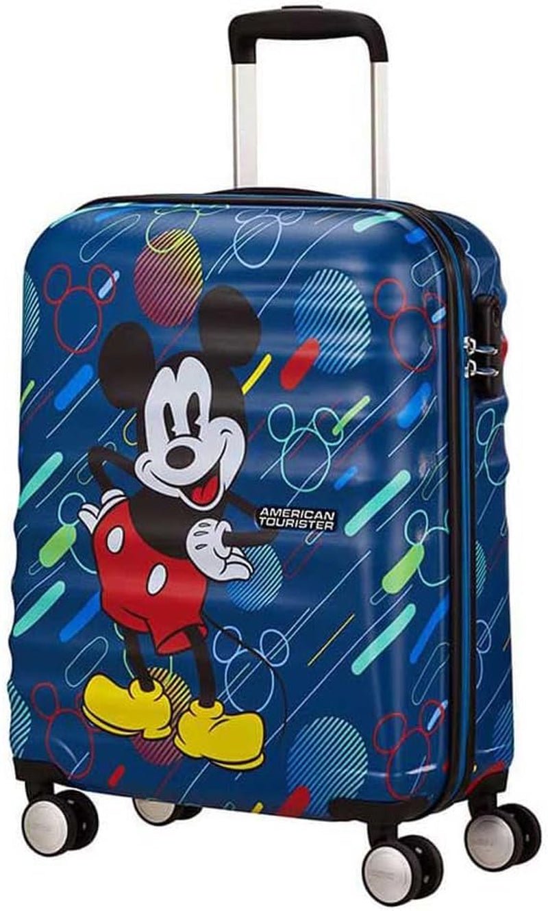 American Tourister Wavebreaker Disney - Spinner S, bagaje pentru copii, 55 cm, 36 L, multicolor (Donald Blue Kiss) Bagaje și echipament de călătorie Naty Shop Multicolor (Mickey Future Pop) Spinner S (55 Cm - 36 L) Disney