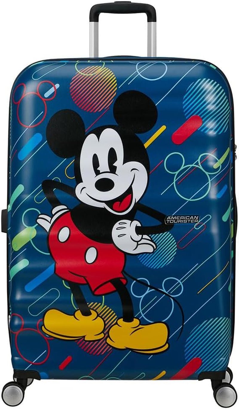 American Tourister Wavebreaker Disney - Spinner S, bagaje pentru copii, 55 cm, 36 L, multicolor (Donald Blue Kiss) - Naty Shop