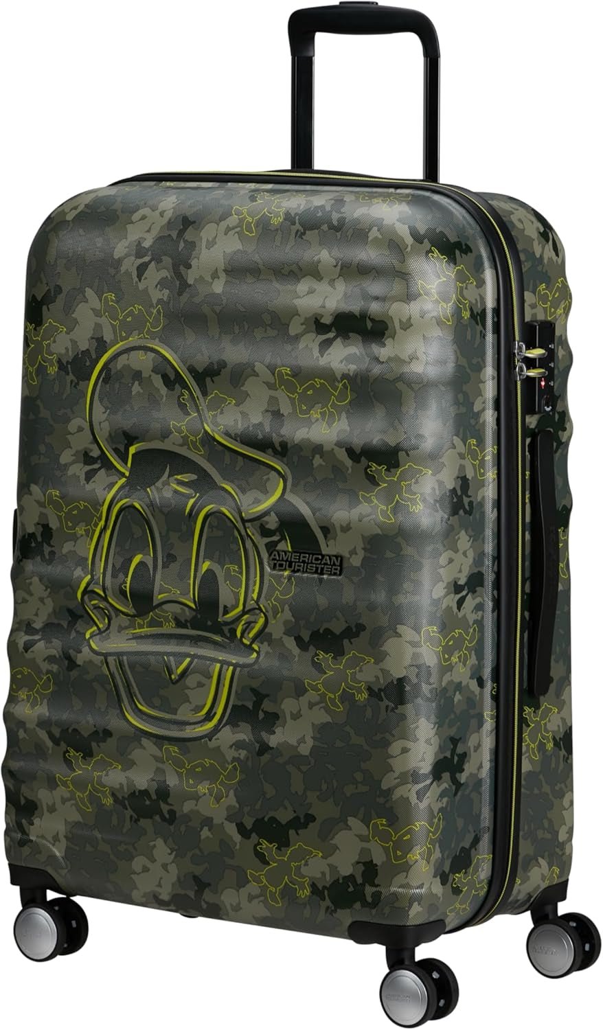 American Tourister Wavebreaker Disney - Spinner S, bagaje pentru copii, 55 cm, 36 L, multicolor (Donald Blue Kiss) - Naty Shop