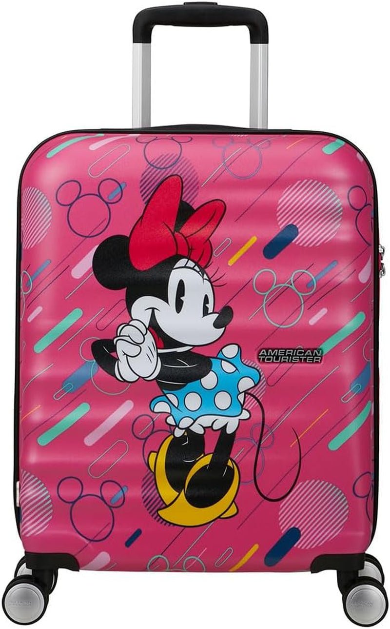 American Tourister Wavebreaker Disney - Spinner S, bagaje pentru copii, 55 cm, 36 L, multicolor (Donald Blue Kiss) Bagaje și echipament de călătorie Naty Shop Multicolor (Minnie Future Pop) Spinner S (55 Cm - 36 L) Mat Shell Disney