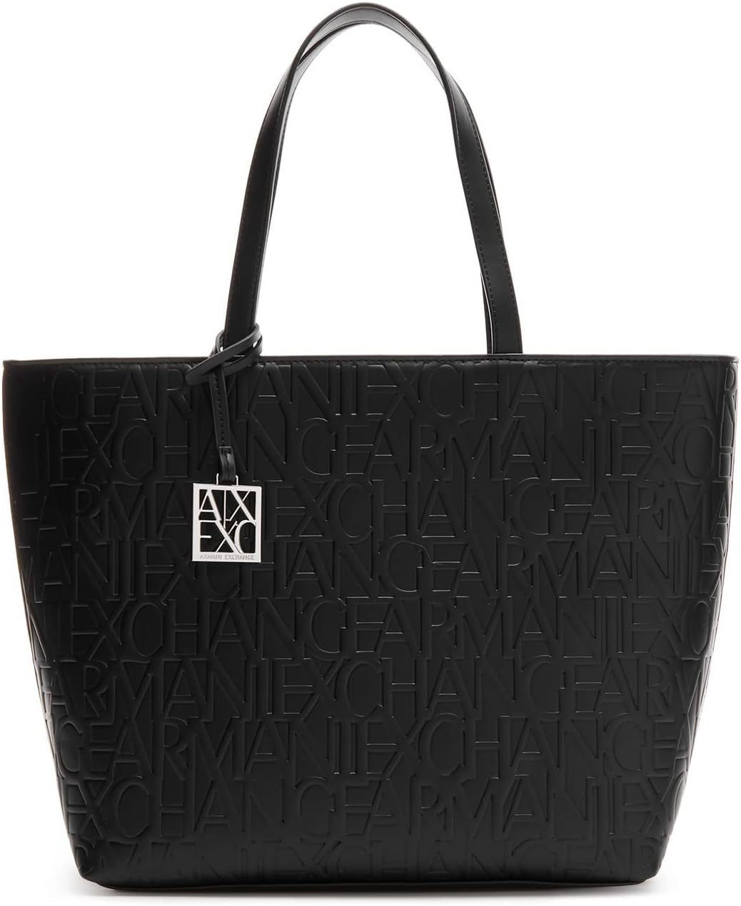 Armani Exchange Women's Liz - Open Medium Shopping handbag, Negru (Nero Black), 28x11x40 cm (L x A D) EU Genti Femei Naty Shop Titlu implicit