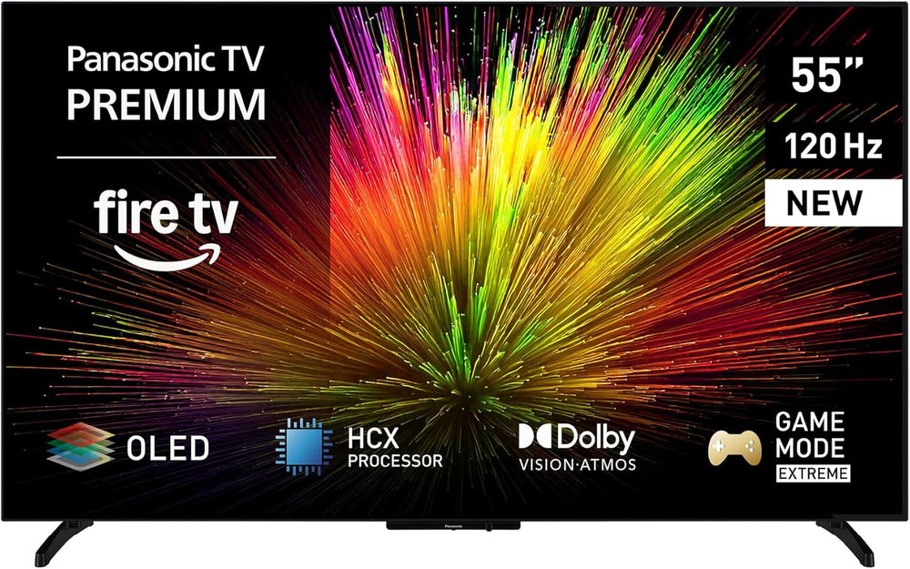 Televizor Panasonic Premium TV-48Z80BEZ, seria Z80B, 48 de inci, televizor inteligent OLED 4K Ultra HD, 2025, Fire TV, Dolby Vision și Atmos, mod de joc Extreme, asistență Alexa și Apple, Bluetooth, negru