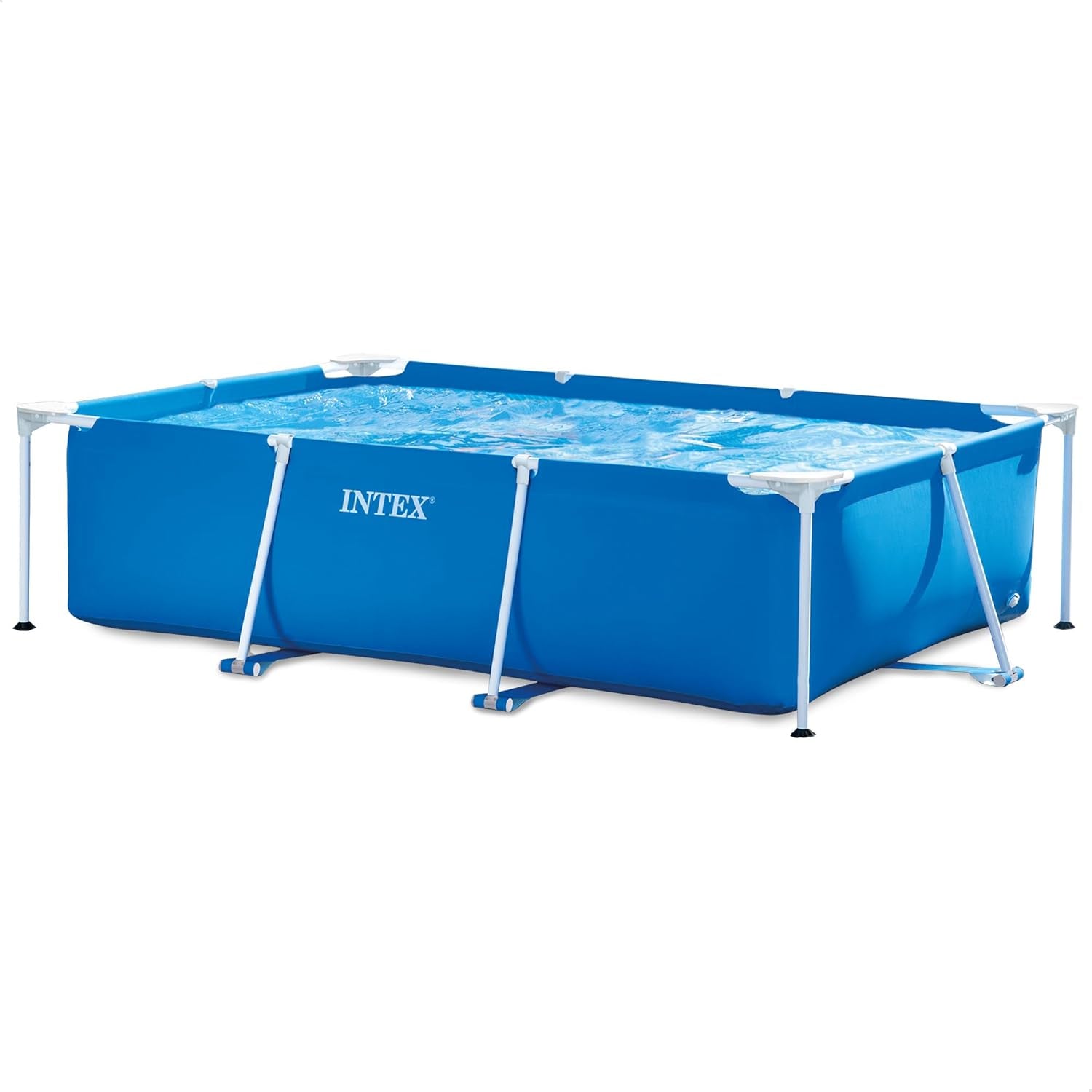Intex 28271NP - Piscină supraterană dreptunghiulară cu cadru, 2282 L, oțel și PVC, albastră, 260x160x65 cm