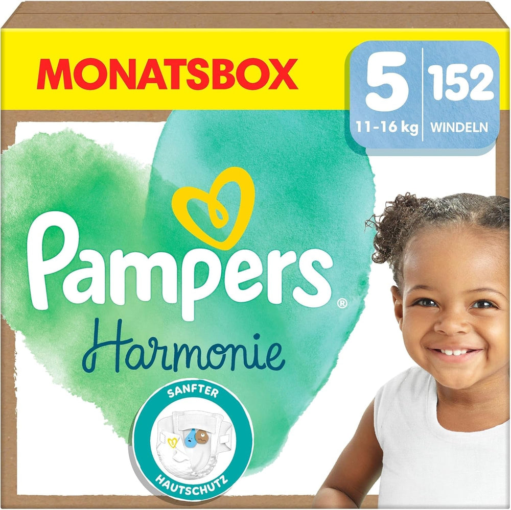Scutece Pampers Harmony mărimea 4, 174 scutece, 9 kg-14 kg, protecție delicată a pielii cu protecție 100% Pampers