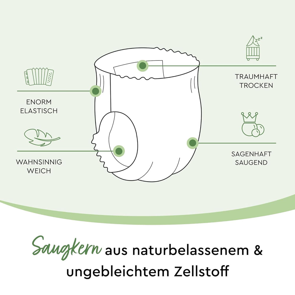 LILLYDOO Eco Pants Taglia 7 (17+ kg) Scatola mensile (85 pezzi)