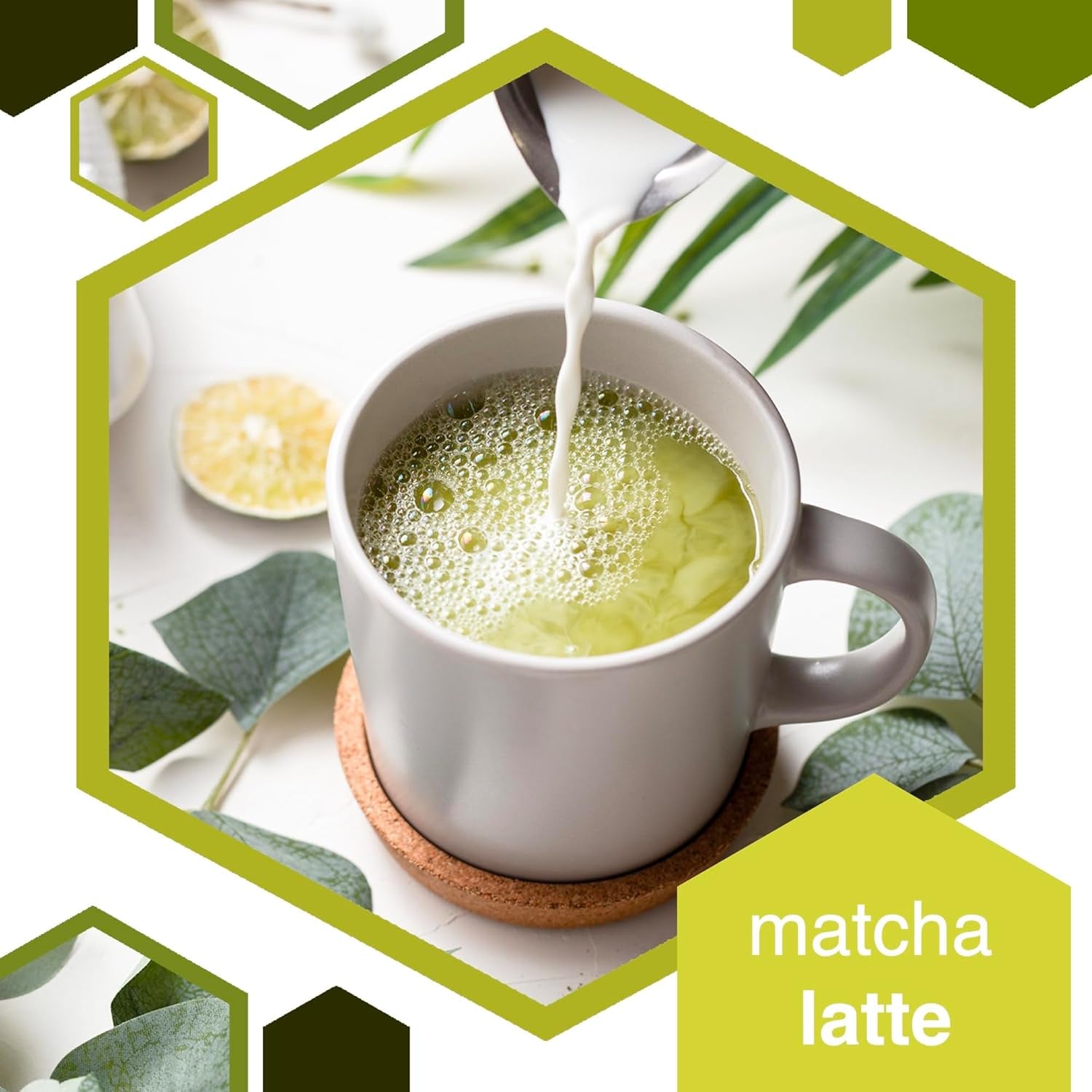ERBOTECH Ceai Matcha Bio/Pudră de ceai verde japonez organic 100 g, 100% multivitamine naturale, calitate premium, vegan, ideal pentru prăjituri, smoothie-uri, ceai rece