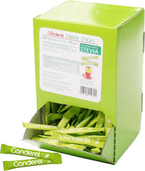 Hellma Canderel Green Stevia Sticks, 250 bustine di stevia, bustina da 1,1 grammi Dolcificanti Naty Shop
