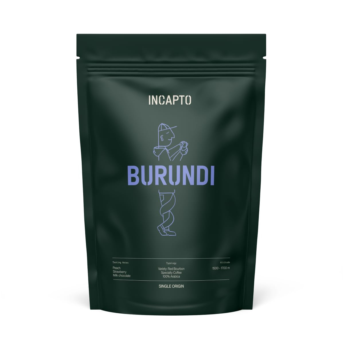 Boabe de cafea speciale Incapto | Origine unică Mexic | Espresso 100% Arabica | Cafea de specialitate 82 puncte SCA | Boabe de cafea prăjite tradițional | Plantație Chiapas, Ethichub Cafea Naty Shop 100 grame Burundi