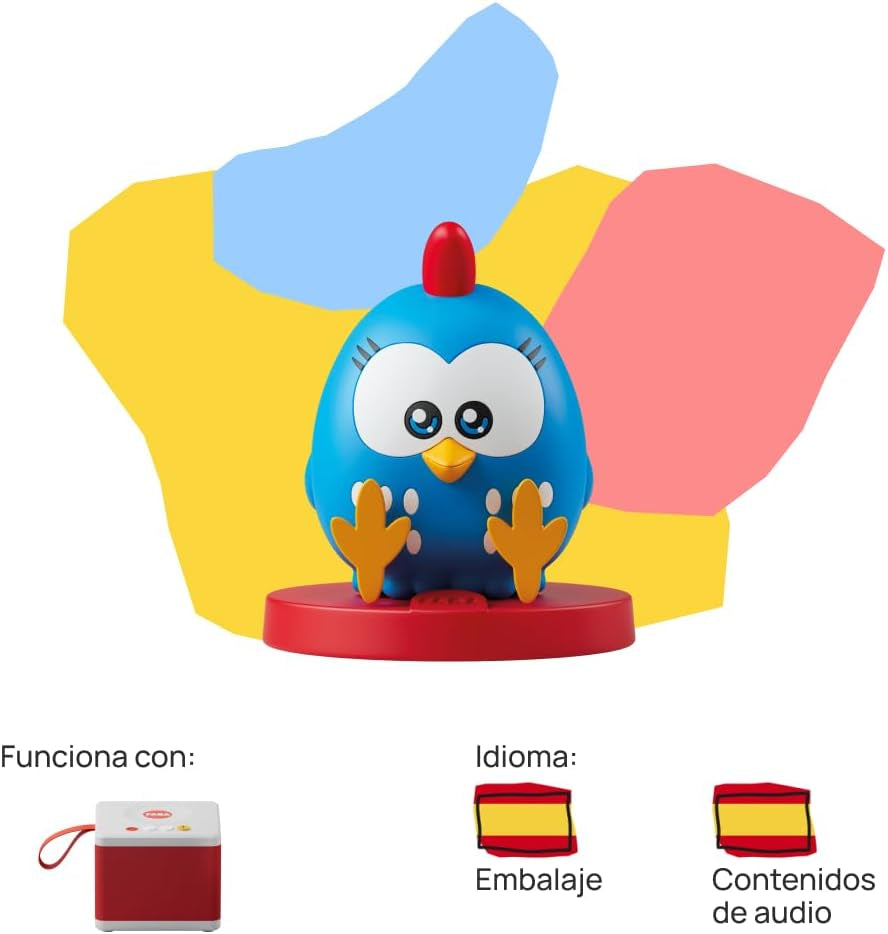 Caracter Sonoro - Hen Pintadita - Povești și povești sonore pentru fete și băieți 2-4 ani, jucării și conținut educațional în spaniolă Jucarii Bebe Naty Shop