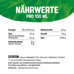 Alpro Bio Mandeldrink senza zucchero – 8 x 1 l