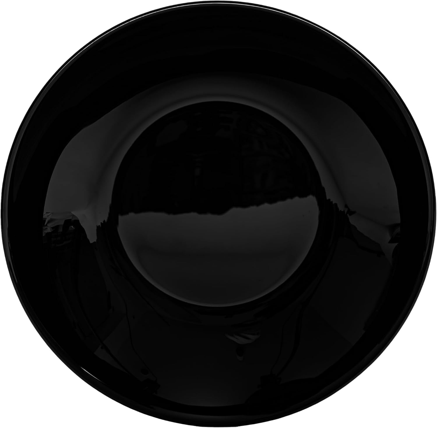 Set de veselă pentru 6 persoane - 18 piese - Set de farfurii din sticlă opal - Set de veselă neagră - Set de bol și farfurie - Veselă modernă - Farfurii - Serviciu de masă - Set de veselă pentru 6 persoane