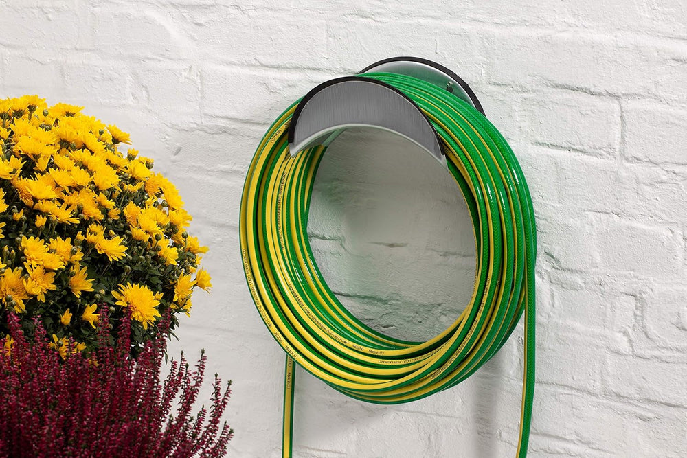 Furtun de grădină Meister țesut încrucișat, 19,05 mm (3/4 inch) - Lungime 20 m - Pentru udarea suprafețelor mici - Rezistent la strivire și abraziune - Rezistent la UV, Furtun de grădină din PVC virgin, Furtun de apă, 9920310