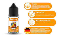 Twizzy Aroma Concentrato Tutti Frutti, 30 ml Aromi Naty Shop