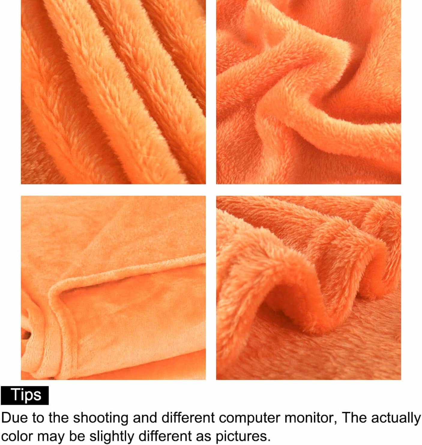 Sourcing Map Accogliente coperta coperta copriletto Morbida e calda coperta in pile come coperta per il divano Coperta per divano Soggiorno e morbida coperta Morbida coperta in peluche di lana Arancione 150X200Cm Letti e coperte Besuche den uxcell-Store