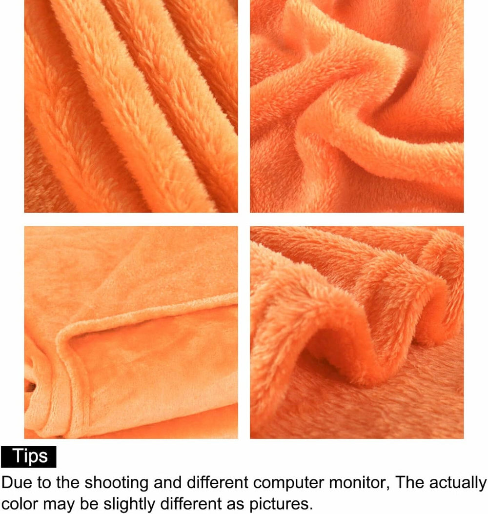 Sourcing Map Accogliente coperta coperta copriletto Morbida e calda coperta in pile come coperta per il divano Coperta per divano Soggiorno e morbida coperta Morbida coperta in peluche di lana Arancione 150X200Cm Letti e coperte Besuche den uxcell-Store