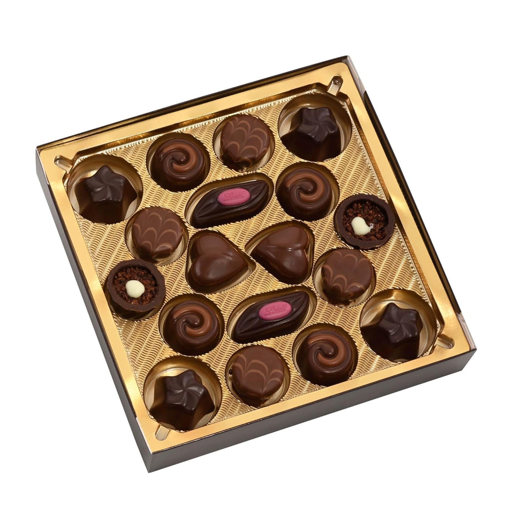 Lindt, scatola di cioccolatini con 18 praline ciascuna in 6 assortimenti, 90 grammi Naty Shop Chocolates