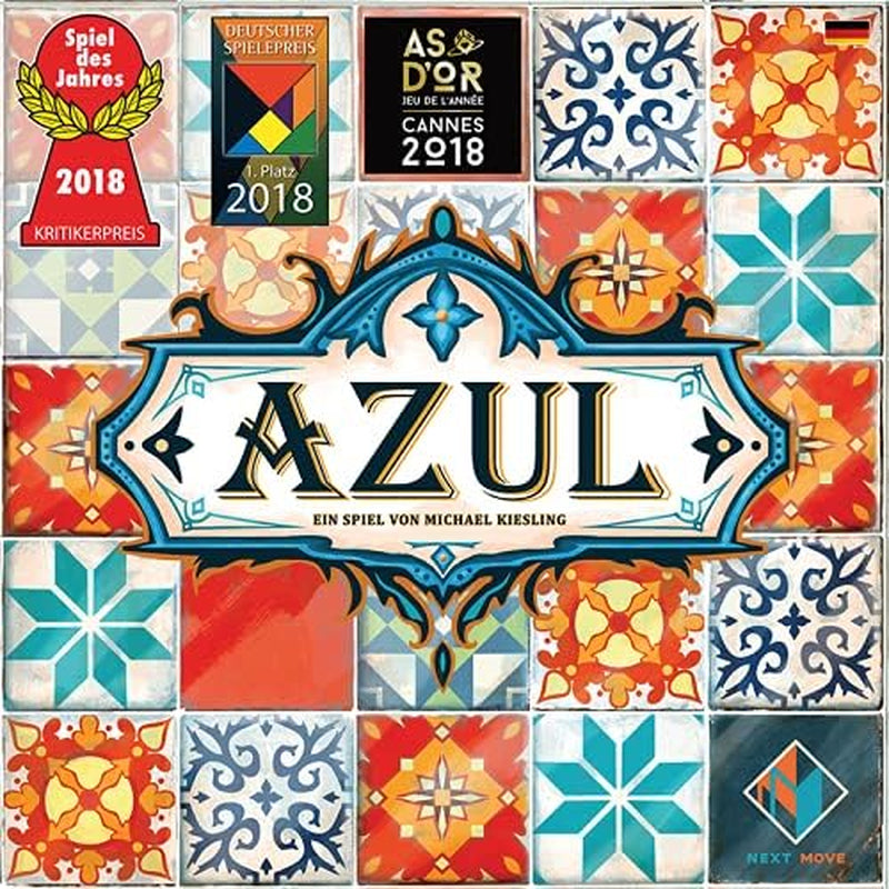 Next Move Games, UNbox Now, Azul, Joc de bază, Joc de familie, Jocul anului 2018, 2-4 jucători, Vârste 8+, 30-45 de minute, Germană