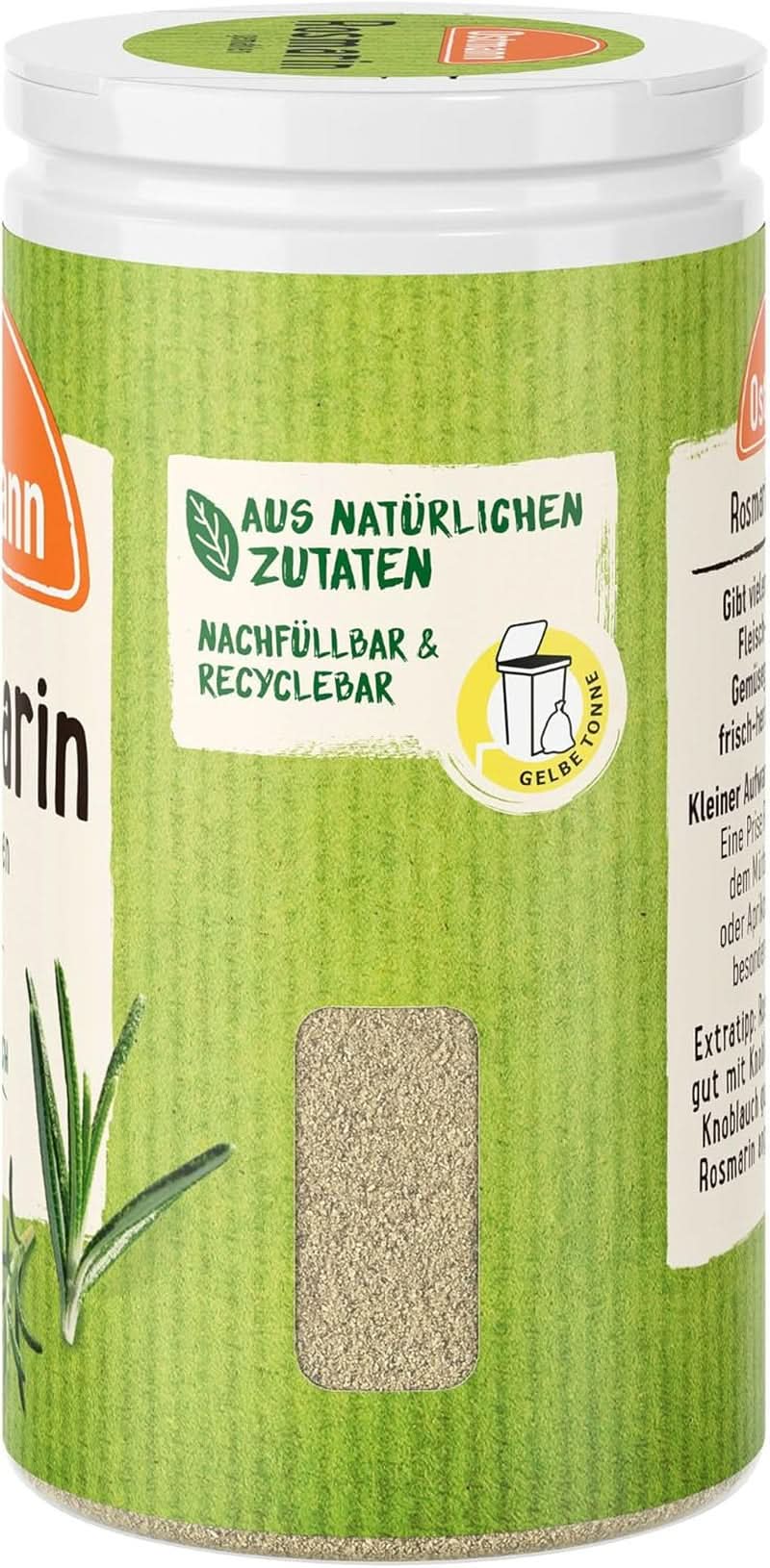 Ostmann - Rosmarino macinato, 20 grammi Condimente Naty Shop