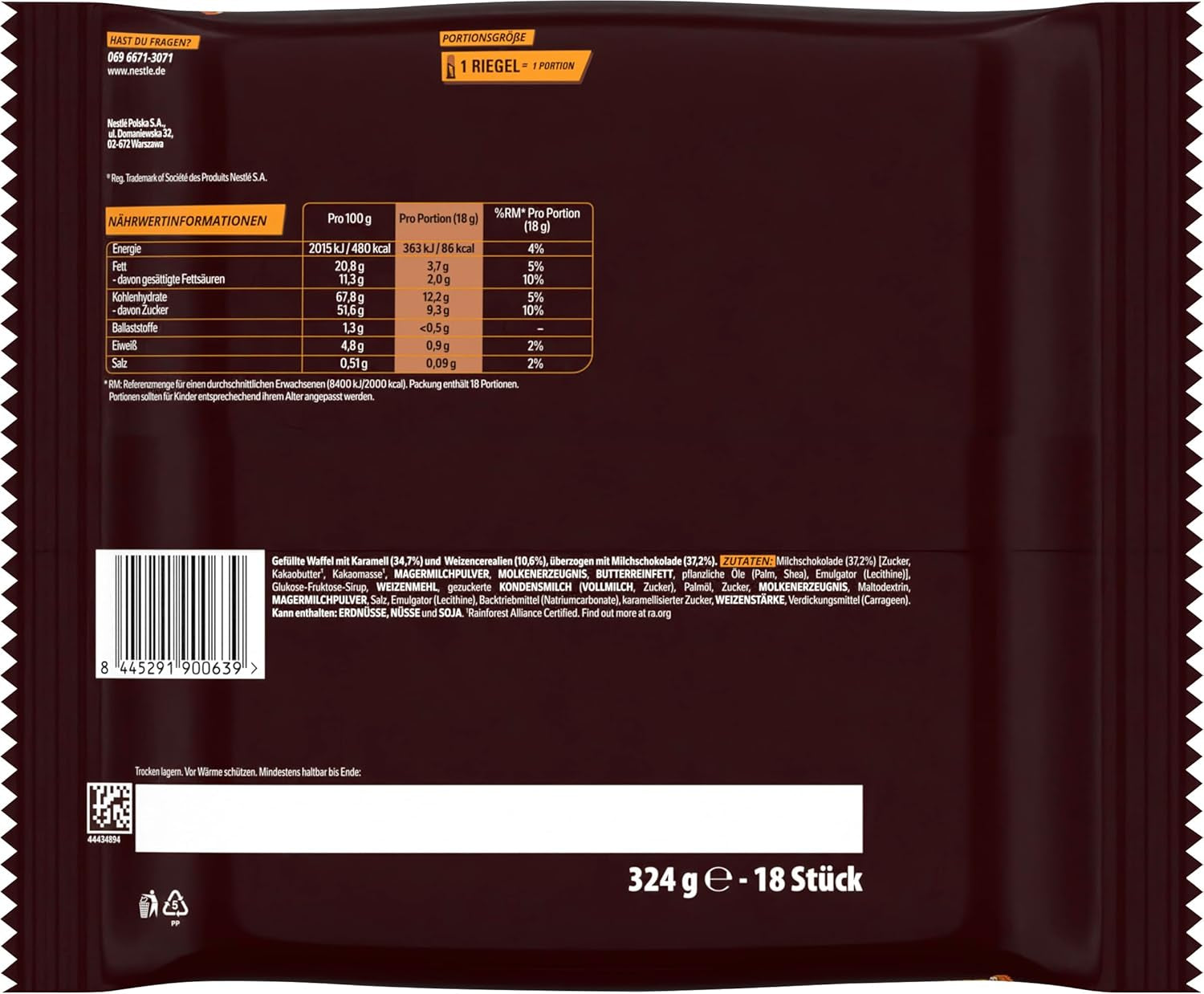 LION MINIS XXL confezione da 2 (1 x 324g)