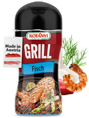 KOTÁNYI Grill Fisch Grillgewürz 80g - Gewürz für Fisch & Meeresfrüchte - Marinade für jede Fischart - Gewürzmischung zum Grillen - [Jetzt für die nächste Grillfeier bestellen!]