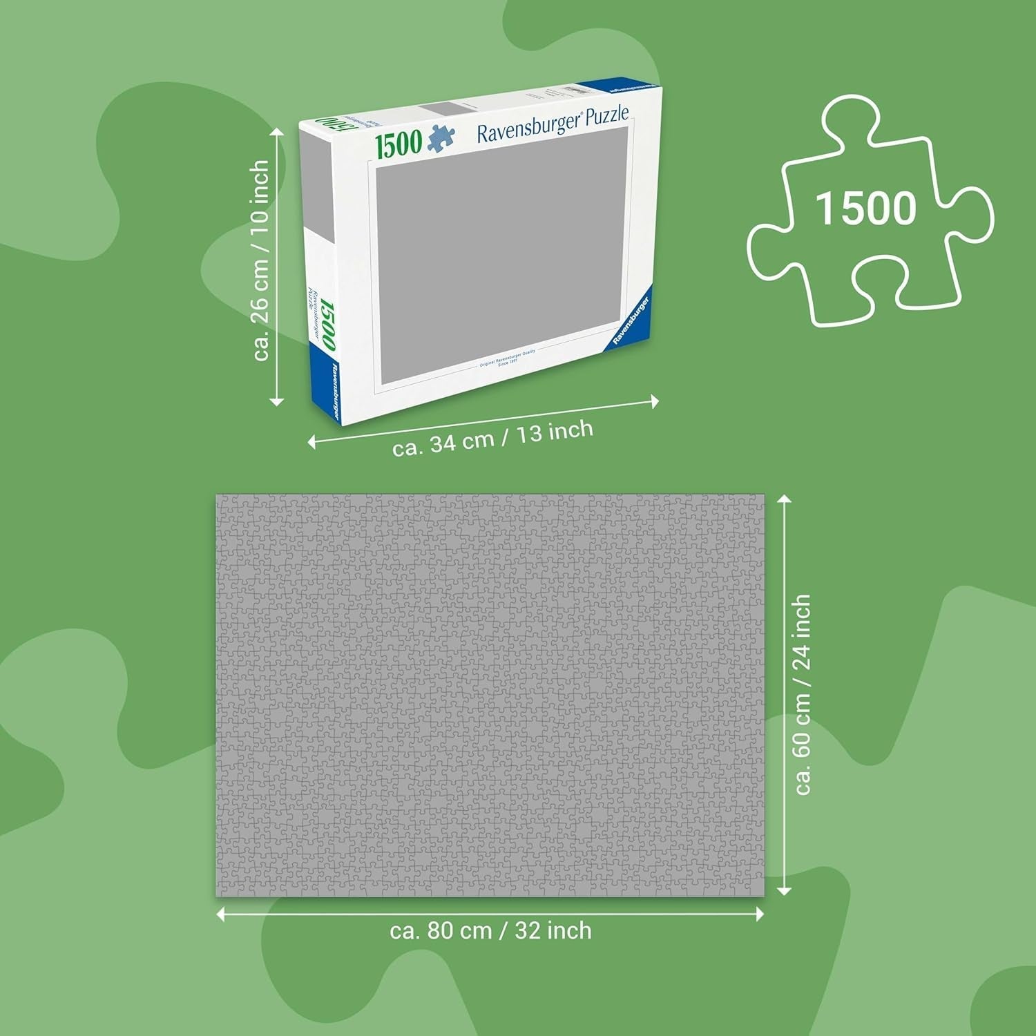 Ravensburger Puzzle 12000802 - Wenn Die Nordlichter Tanzen - 1500 piese puzzle jigsaw pentru adulți cu vârsta de peste 14 ani Puzzle Naty Shop