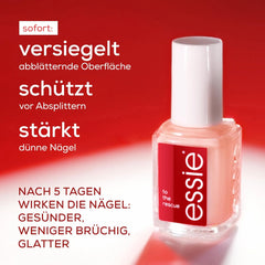 Essie Nail Rescue Kit: olio per unghie e cuticole profumato all'albicocca + smalto per unghie To the Rescue Repair