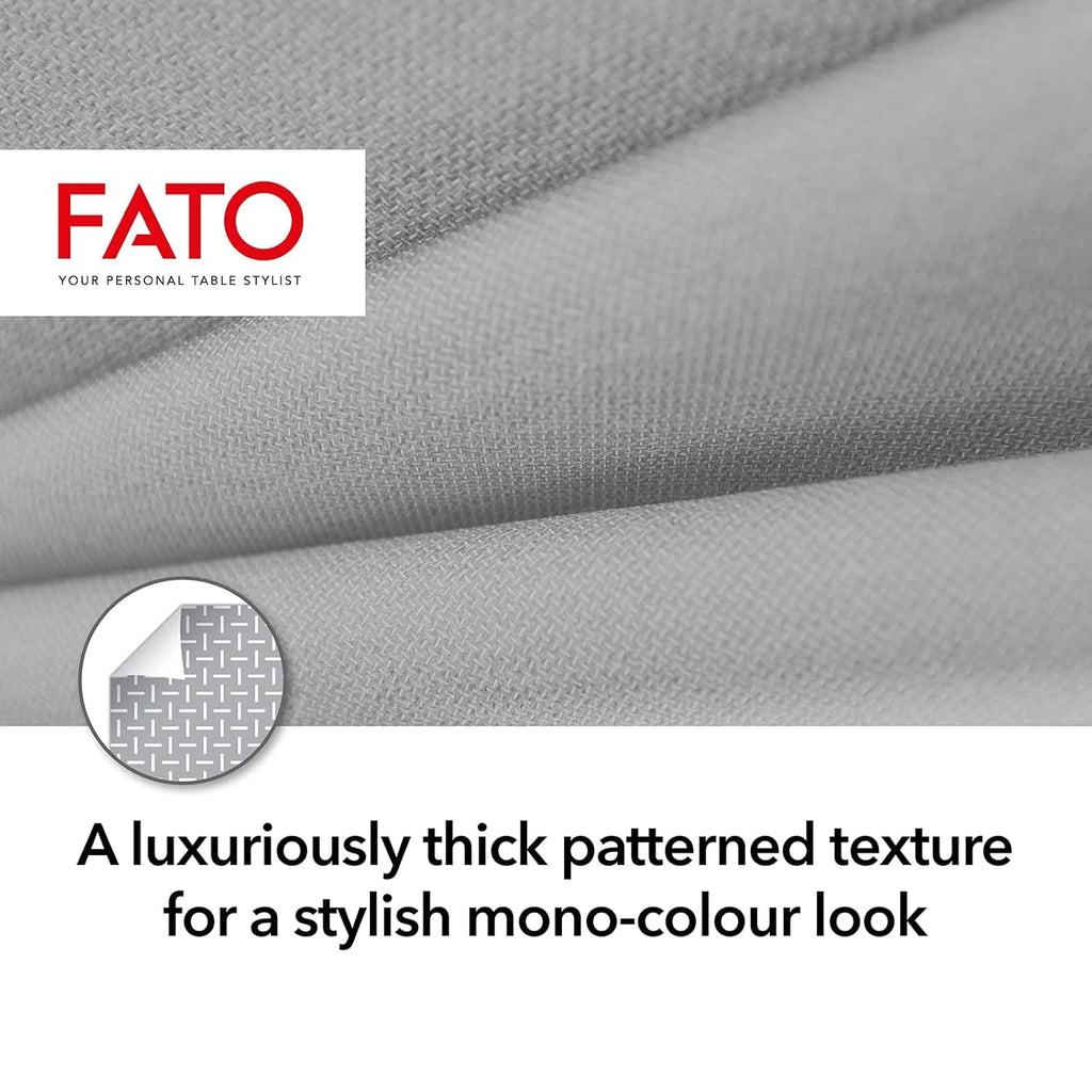 Fato - Șervețele din hârtie uscată, airlaid, efect textil, pachet de 50 de șervețele, format 40X40 pliate în 4, decor Shade Silver