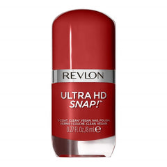 Revlon Ultra HD Snap Smalto per unghie, Formula vegana a lunga durata, Asciugatura rapida e Copertura totale in un unico strato, Colore (8 ml), Rosso e Nero (014), Unisex