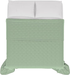 Biancheria da letto italiana CHIC coperta estiva, microfibra, MATRIMONIALE 250X250Cm, verde chiaro Trapunte e Piumoni Naty Shop Verde chiaro Matrimoniale 250X250Cm